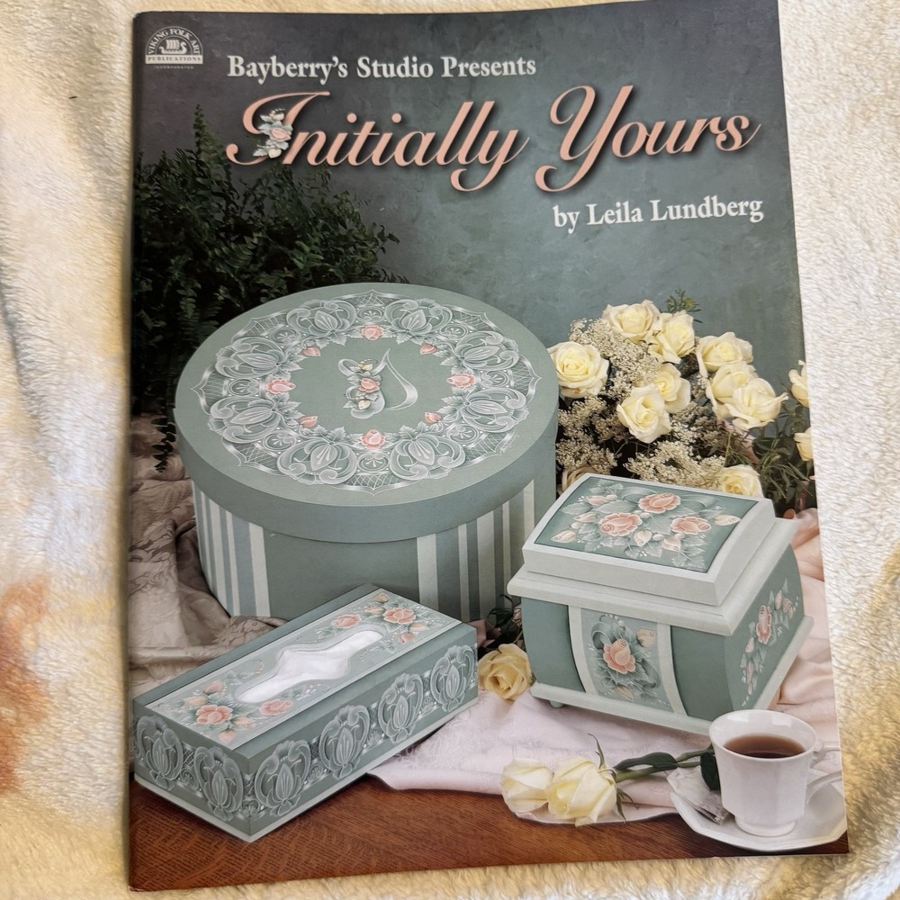 2000 Initially Yours Vintage Tole Painting Pattern Book